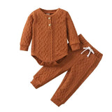Newborn Knit Sweater & Pants Set – Unisex Autumn Wear