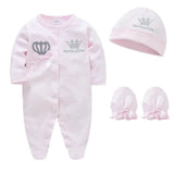 Royal Prince Baby Romper Set - Cotton & Crown - Little Fashion