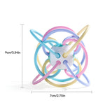 Square Golfer Grips Teether Ball - Sensory & Educational Toy for Baby Grinding & Play - Little Fashion