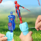 Anime Spiderman and Captain America Flying Toy for Boys - Little Fashion