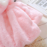 Baby Girl Winter Jacket – Warm Hooded Rabbit Ear Sweater - Little Fashion