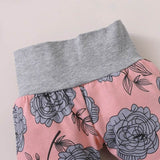 Baby Girl Rose Romper Set with Hat & Headband - Little Fashion