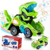 Kids 2-in-1 Transforming Robot Car & Dinosaur Toy - Auto Transform - Little Fashion