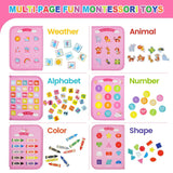 Montessori Busy Board Toy for Toddlers – Travel Fun - Little Fashion