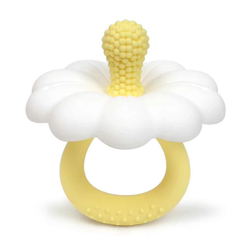 2026 Baby Flower Silicone Teether - BPA-Free Big Pacifier