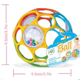 Soft Baby Rattle Ball Toy - Newborn Teether for Grasping & Sensory Development (0-12 Months) - Little Fashion