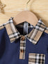 Baby Boy Summer Plaid Top & Shorts Set - Little Fashion