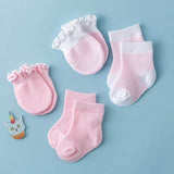 4 Pairs Baby Socks & Gloves Set - Little Fashion