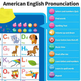 Interactive ABC Wall Chart with Music & Sounds - Little Fashion