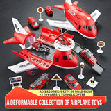 Creative Deforming Airplane Toy Combination Gift Set - Little Fashion