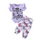 3pc Purple Butterfly Baby Set | Summer Bodysuit & Pants