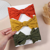 3Pcs Cable Knit Baby Headbands – Elastic Turban for Girls - Little Fashion