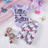 3pc Purple Butterfly Baby Set | Summer Bodysuit & Pants