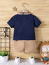 Baby Boy Summer Plaid Top & Shorts Set - Little Fashion