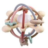 Silicone Baby Rattle Teether Ball Mobile: Montessori Sensory Toys for Newborns & Toddlers (0-36M)