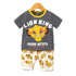 Children's outfit with 'Lion King' design on a hanger