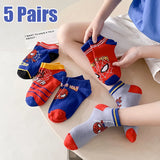 Kids Spiderman Socks Gift 3-5Y (5 Pairs)