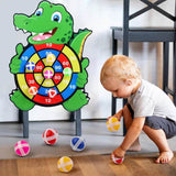 Sticky Ball Dart Board Game – Indoor Toy for Kids 3–7
