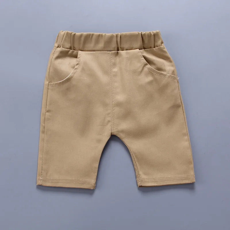 Boys Summer Outfit Set: T-Shirt & Shorts for Ages 1-4