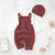 Knit Rompers & Hats: Newborn Baby Jumpsuits & Outfits