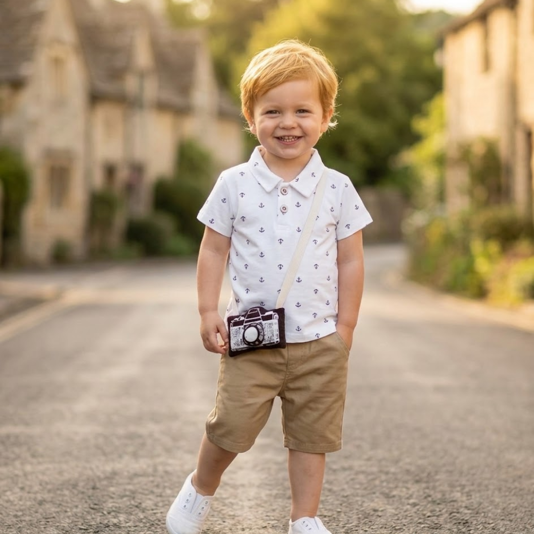 Boys Summer Outfit Set: T-Shirt & Shorts for Ages 1-4