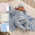 Soft Cotton Baby Knitted Shawl | Cable-Knit Blanket