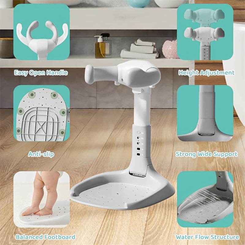 Adjustable Baby Bath Stand, 8-36 Months, Non-Slip - Little Fashion