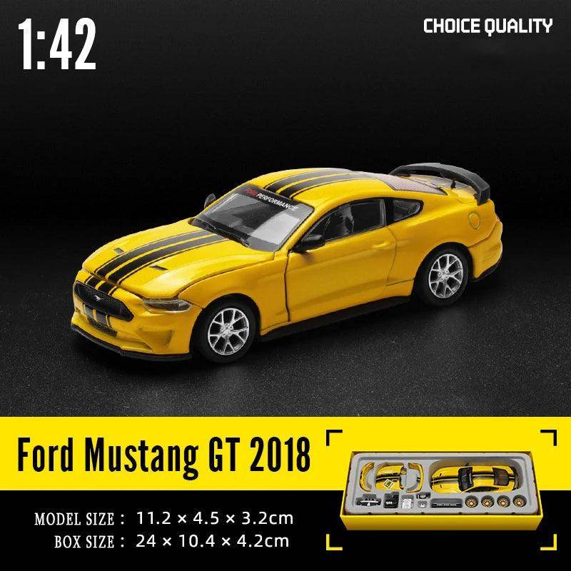 Alloy Ford Mustang GT Model Kit (1:42 Scale)- MSZ Racing Assembly Series - Little Fashion