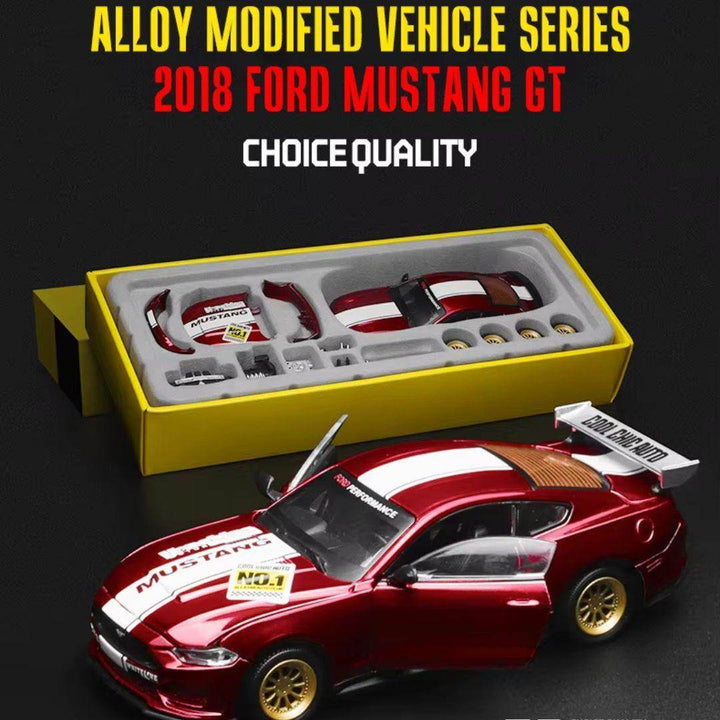 Alloy Ford Mustang GT Model Kit (1:42 Scale)- MSZ Racing Assembly Series - Little Fashion