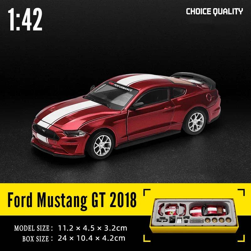 Alloy Ford Mustang GT Model Kit (1:42 Scale)- MSZ Racing Assembly Series - Little Fashion