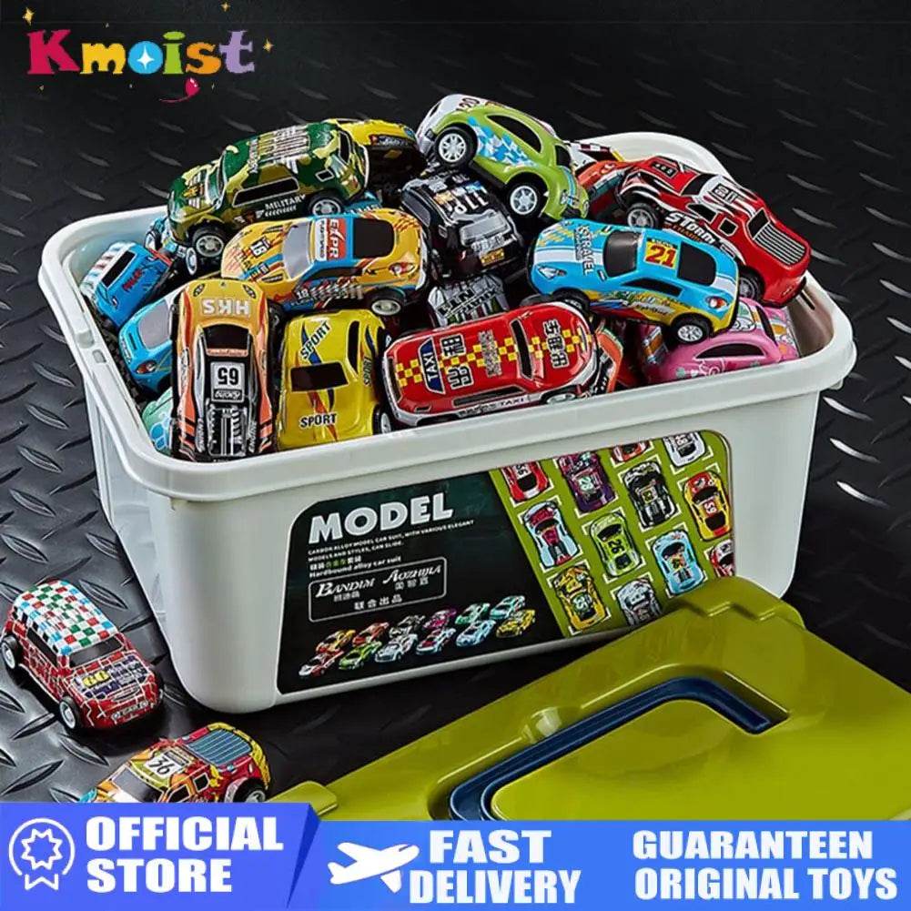 Alloy Mini Car Set with Storage Box for Kids - collection_name