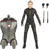 Action figure with a robot companion and accessories on a white background