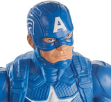 Blue superhero figure with a prominent 'A' emblem on a white background