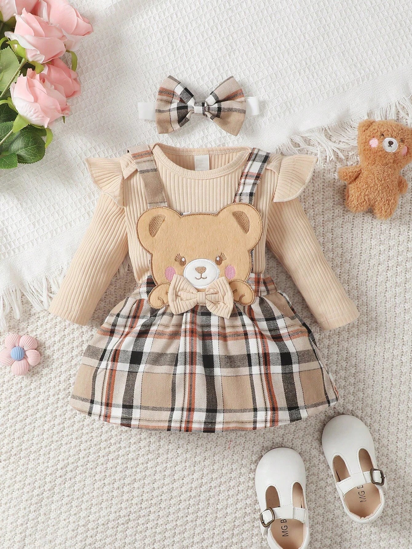 Baby Bear Jumpsuit & Skirt Set | Spring/Autumn Ruffle - collection_name