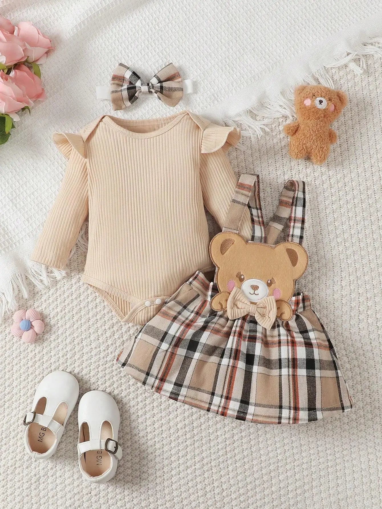 Baby Bear Jumpsuit & Skirt Set | Spring/Autumn Ruffle - collection_name