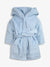 Baby Boy Blue Hooded Robe - 0-6 Months - Little Fashion