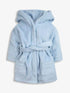 Baby Boy Blue Hooded Robe - 0-6 Months - Little Fashion