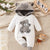 Baby Boys' Bear Print Plush Romper - Newborn-9M - Little Fashion