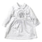 Baby Girl Bunny Pinafore Dress Set - Little Fashion