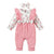 Baby Girl Floral Romper & Headband Set 0-18M - Little Fashion