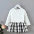 Baby Girls' 2pc Plaid Dress Set (0-4Y) - Little Fashion