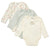 Baby Girls' 3-Pack Organic Cotton Bodysuits (0-6months) (C) - Little Fashion
