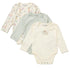 Baby Girls' 3-Pack Organic Cotton Bodysuits (0-6months) (C) - Little Fashion