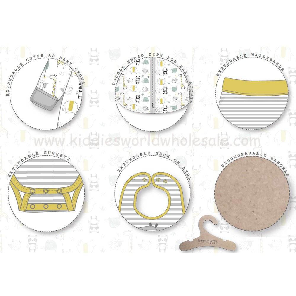 Baby Girls' 3-Pack Organic Cotton Bodysuits - Little Fashion