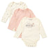 Baby Girls' 3-Pack Organic Cotton Bodysuits - Little Fashion