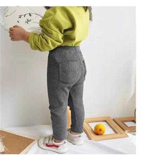 Baby Girls Cotton Leggings – Soft Long Pants for Spring & Autumn - Little Fashion