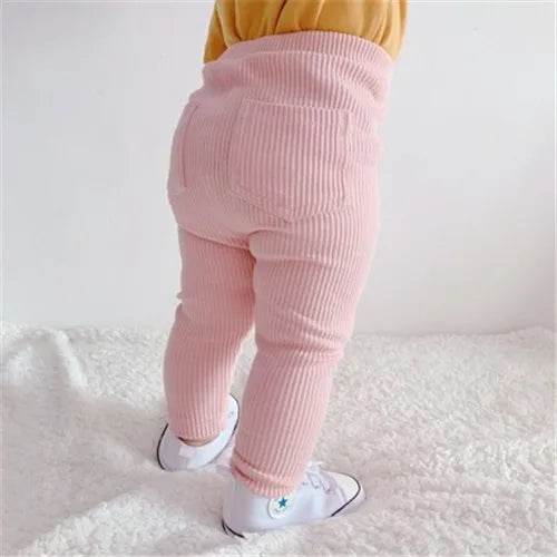 Baby Girls Cotton Leggings – Soft Long Pants for Spring & Autumn - Little Fashion