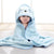 Baby Hooded Towel: Soft Cartoon Animal Swaddle Blanket for Newborns - Toddlers - Little Fashion