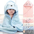 Baby Hooded Towel: Soft Cartoon Animal Swaddle Blanket for Newborns - Toddlers - Little Fashion