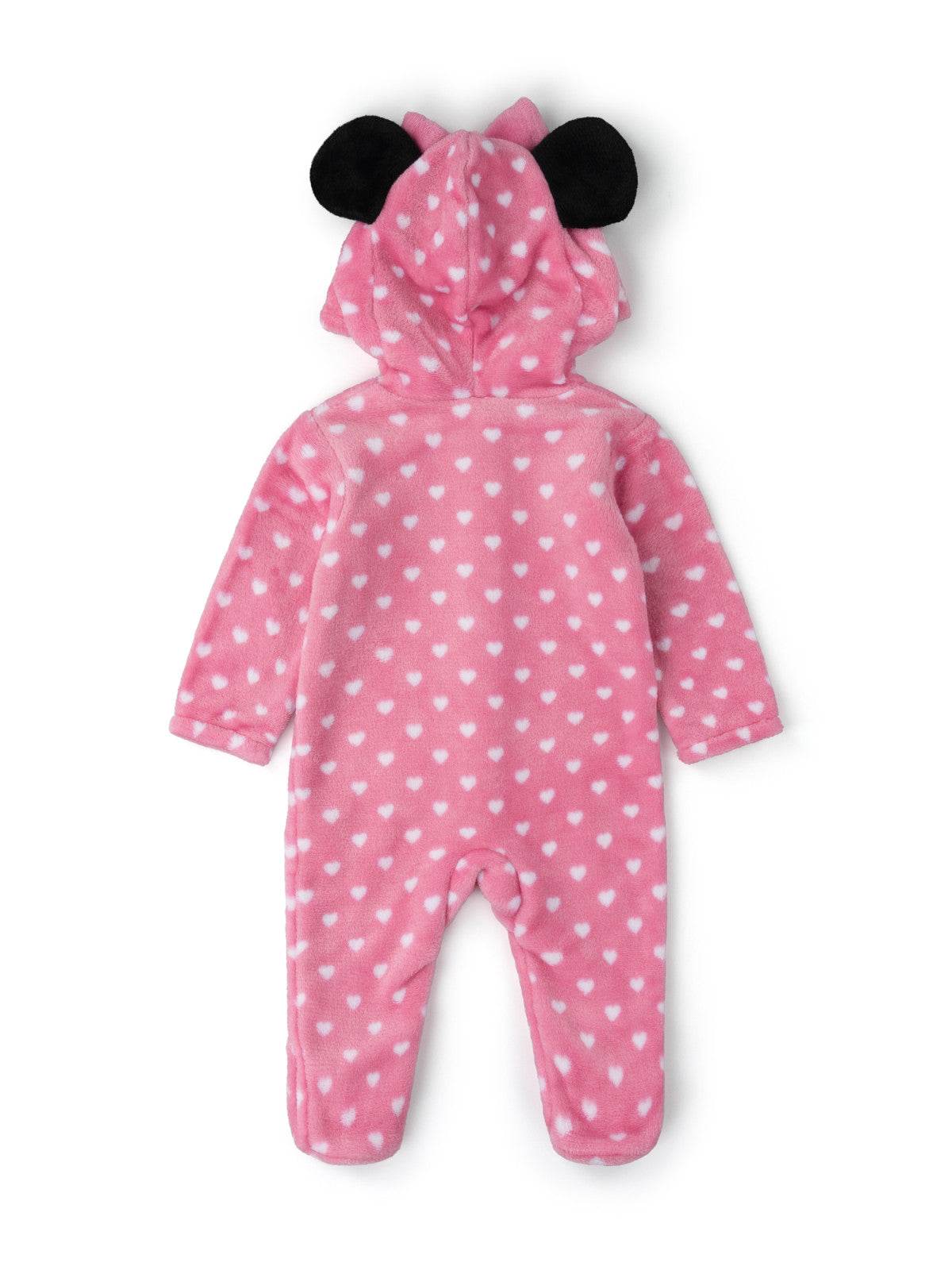 Baby Minnie Mouse Fleece Onesie (0-9M) - Little Fashion